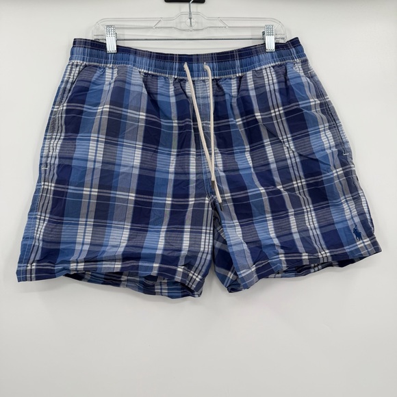 Polo Ralph Lauren Other - Polo ralph lauren blue plaid swim trunks xl